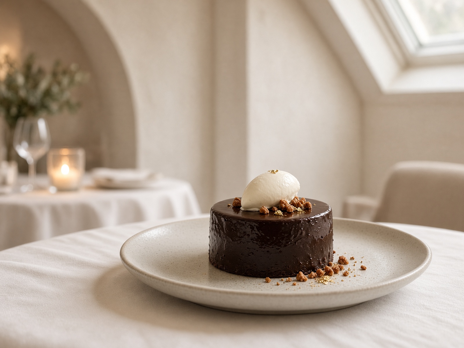 Chocolate cake — a seasonal plate from The Journey. IG:@sararestaurantto