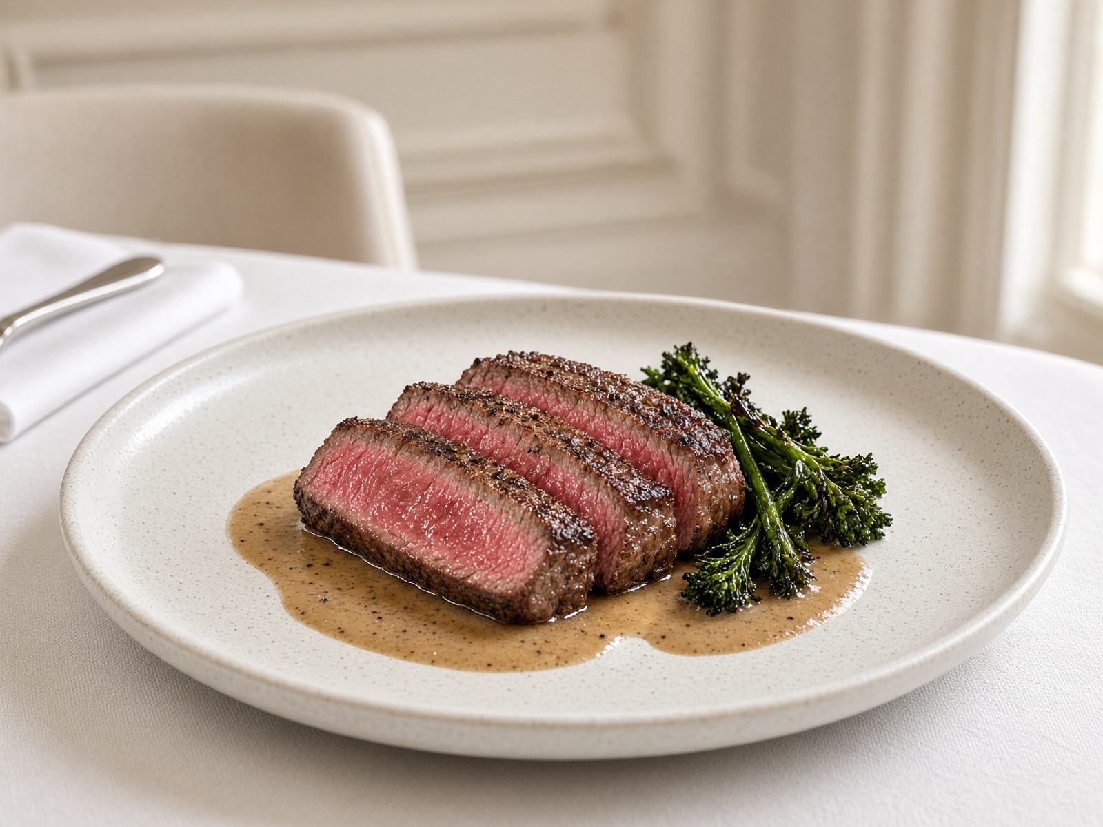 Prime striploin — a seasonal plate from The Journey. IG:@sararestaurantto